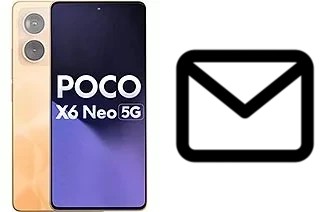 Set up mail in Xiaomi Poco X6 Neo