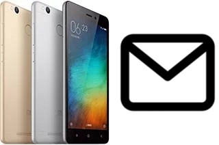 Set up mail in Xiaomi Redmi 3s Prime