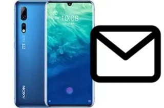 Set up mail in ZTE Axon 10 Pro