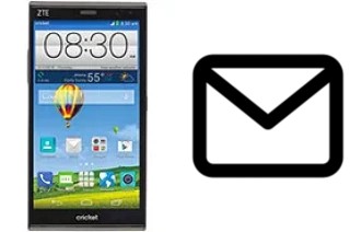 Set up mail in ZTE Grand X Max+