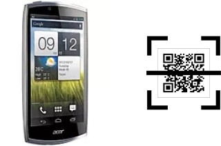 How to read QR codes on an Acer CloudMobile S500?