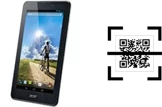 How to read QR codes on an Acer Iconia Tab 7 A1-713?