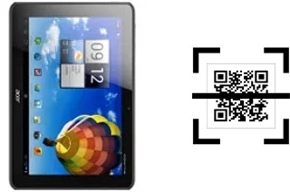 How to read QR codes on an Acer Iconia Tab A510?