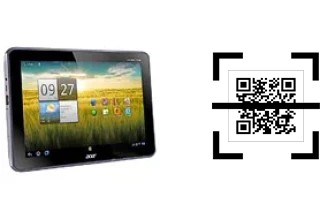 How to read QR codes on an Acer Iconia Tab A700?