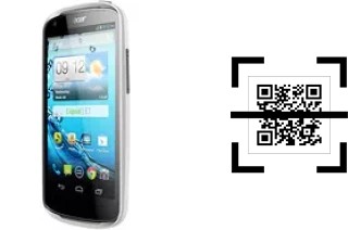 How to read QR codes on an Acer Liquid E1?