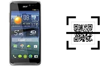 How to read QR codes on an Acer Liquid E600?