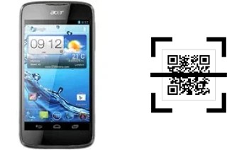 How to read QR codes on an Acer Liquid Gallant E350?