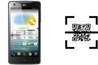 How to read QR codes on an Acer Liquid S1?