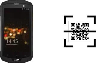 How to read QR codes on an AGM A8 SE?