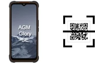 How to read QR codes on an AGM GLORY SE?