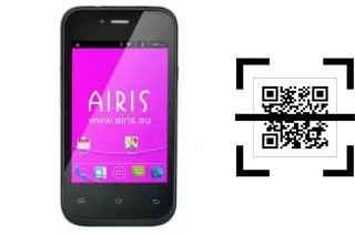 How to read QR codes on an Airis TM36DM?