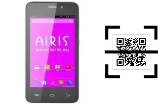 How to read QR codes on an Airis TM421M?