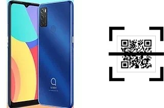 How to read QR codes on an alcatel 1S (2021)?