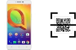 How to read QR codes on an alcatel A3 XL?