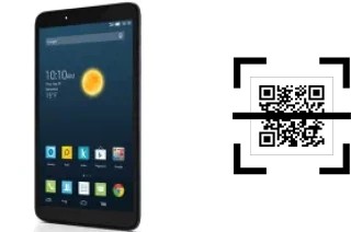 How to read QR codes on an alcatel Hero 8?