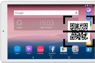 How to read QR codes on an Alcatel OneTouch Pixi 3 (10)?