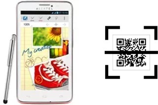 How to read QR codes on an alcatel One Touch Scribe Easy?