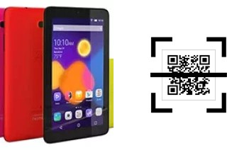 How to read QR codes on an alcatel Pixi 3 (7)?