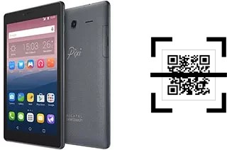 How to read QR codes on an alcatel Pixi 4 (7)?