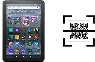 How to read QR codes on an Amazon Fire HD 8 Plus (2022)?