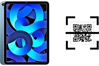 How to read QR codes on an Apple iPad Air (2022)?