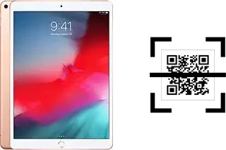 How to read QR codes on an Apple iPad Air (2019)?