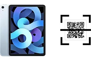 How to read QR codes on an Apple iPad Air (2020)?