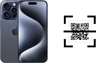 How to read QR codes on an Apple iPhone 15 Pro?