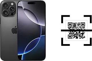 How to read QR codes on an Apple iPhone 16 Pro Max?