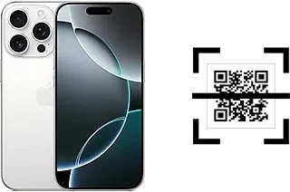 How to read QR codes on an Apple iPhone 16 Pro?