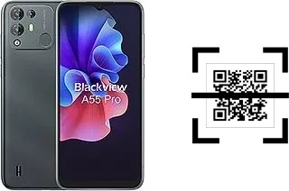 How to read QR codes on a Blackview A55 Pro?