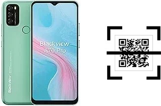 How to read QR codes on a Blackview A70 Pro?