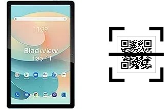 How to read QR codes on a Blackview Tab 11?