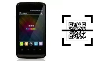 How to read QR codes on a CCE SK351?