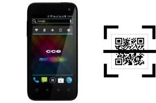 How to read QR codes on a CCE SK402?