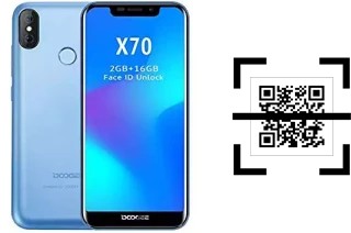 How to read QR codes on a Doogee X70?