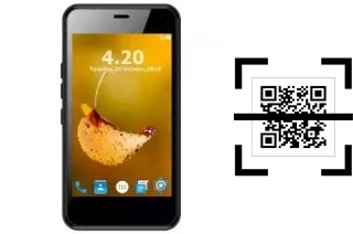 How to read QR codes on an E-tel I210?