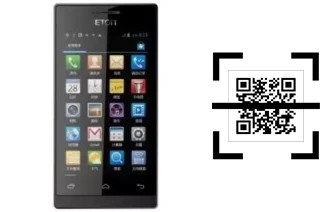 How to read QR codes on an Eton T850?