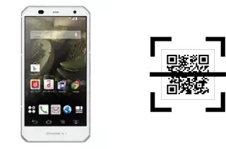 How to read QR codes on a Fujitsu Arrows NX F-02G?