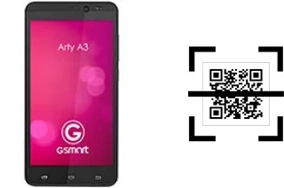 How to read QR codes on a Gigabyte GSmart Arty A3?