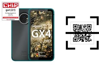 How to read QR codes on a Gigaset GX4 PRO?