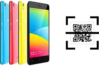 How to read QR codes on a Gionee Pioneer P5W?