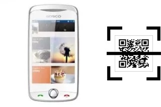 How to read QR codes on a Gosco A3522?