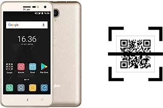 How to read QR codes on a Haier G51?