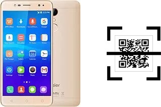 How to read QR codes on a Haier L7?