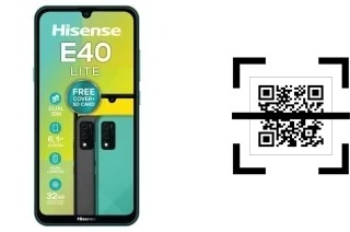 How to read QR codes on a HiSense E40 LITE?