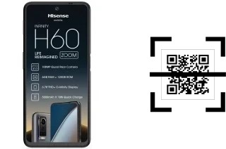 How to read QR codes on a HiSense H60 Zoom?