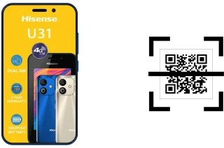 How to read QR codes on a HiSense U31?