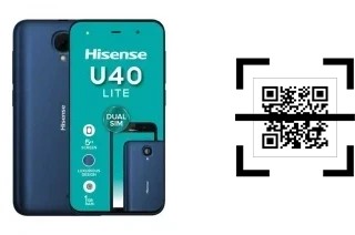 How to read QR codes on a HiSense U40 Lite?