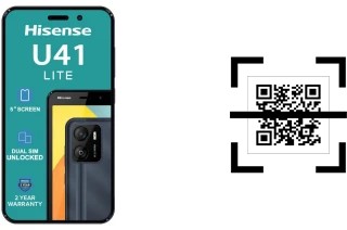 How to read QR codes on a HiSense U41 Lite?